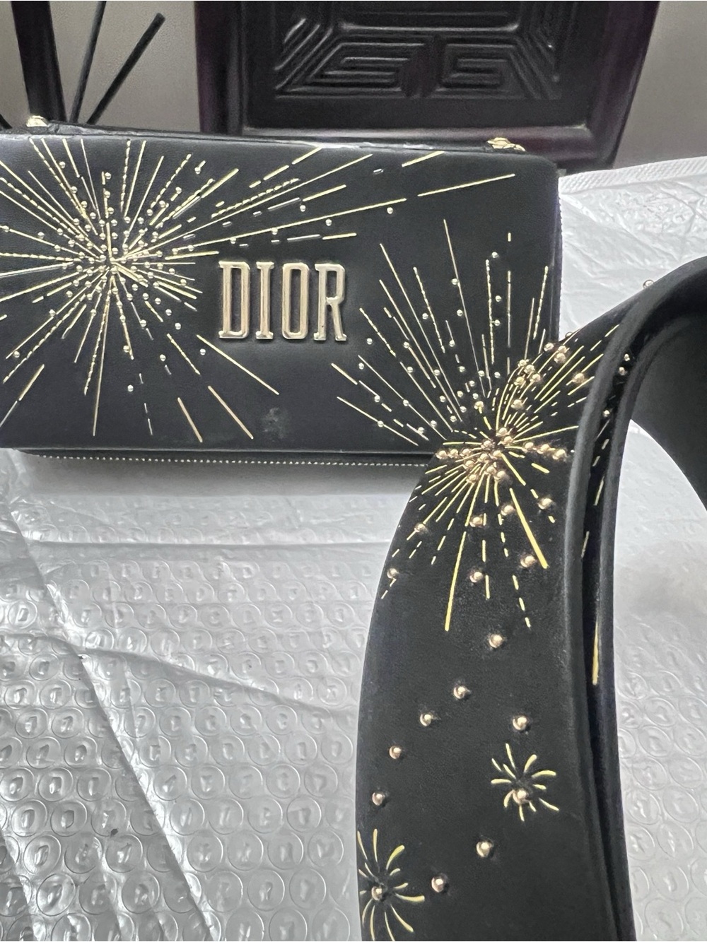 【DIY】Used Dior Convented Cosmetic Pouch Crossbody Bag with strap - Picture 9 of 9